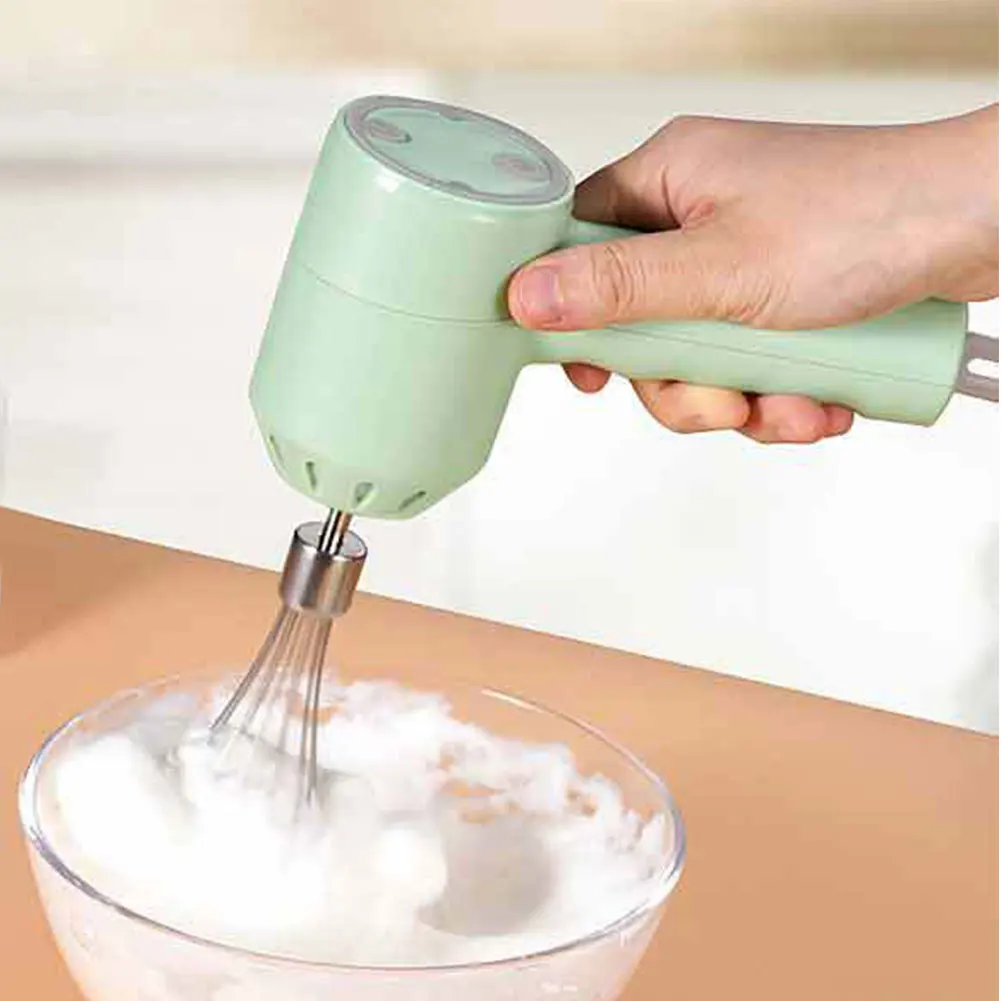 Dropship Wireless Portable Electric Food Mixer 3 Speeds Automatic