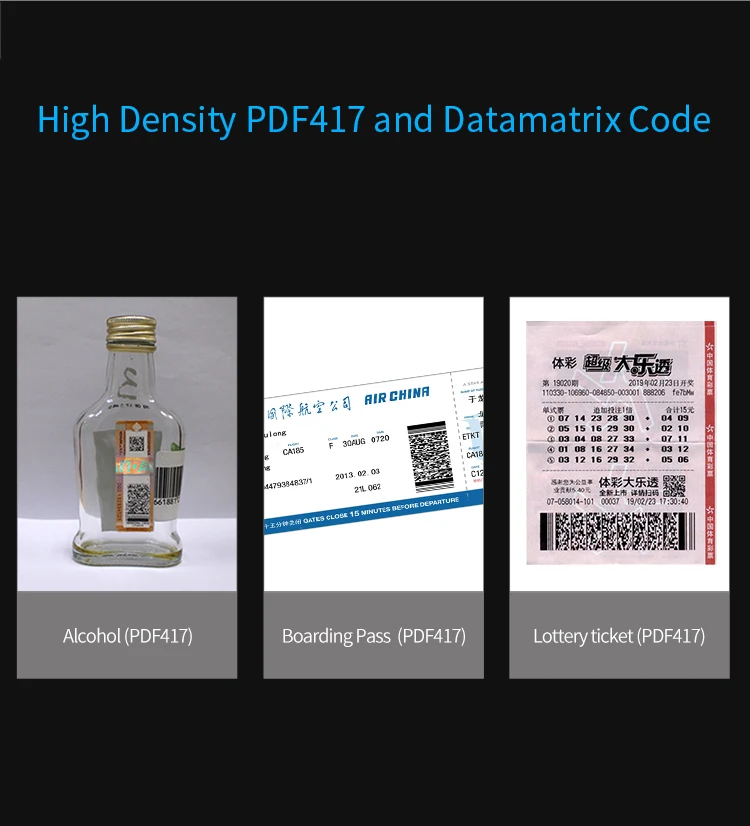 2D QR Code Data Matrix Reader usb