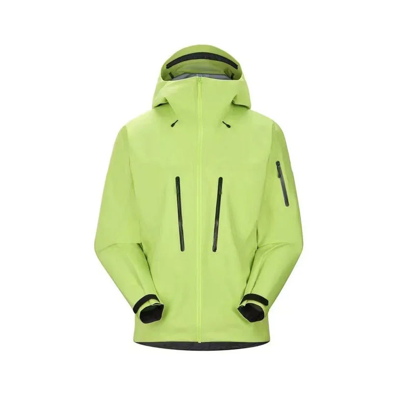 

2023 New Three Layer Outdoor Waterproof Jacket Alp Sixth Generation Top Quality Male Casual Lightweight Hiking Jackets Coats