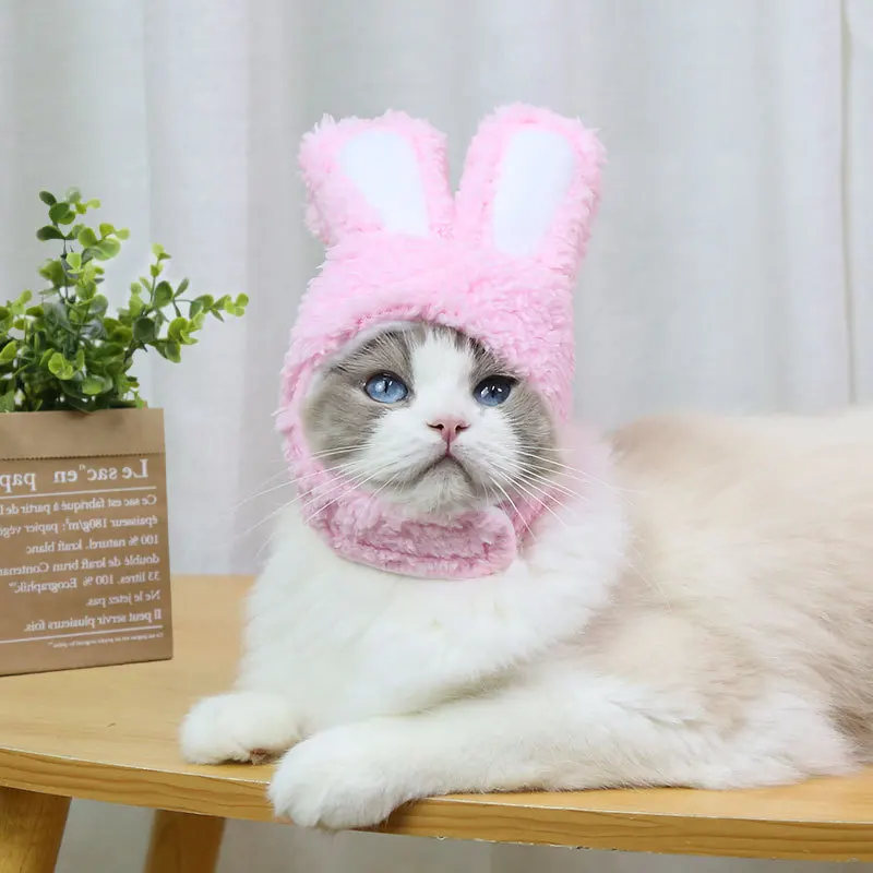 Cat Headgear Cute Pet Dog Cat Caps Rabbit Ears Hats For Cats Kids Bunny  Cosplay Props Bunny Ears Pet Headdress Cat Accessories - AliExpress