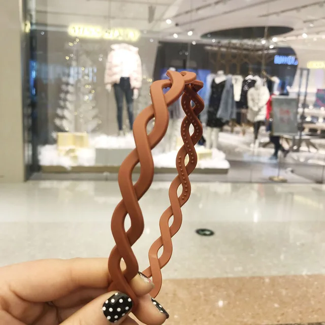 Fashion Pearl Non-Slip Rhinestone Hairbands Elastic Flower Women Hair Hoop Bands Headband Bezel Girls Hair Accessories Headdress 07