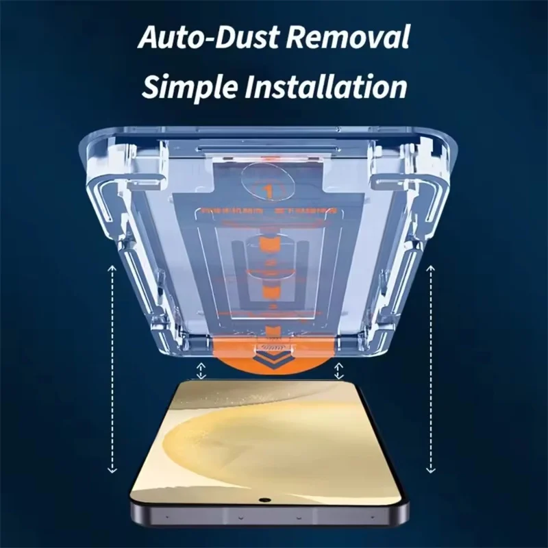 3PCS Dust-Free Tempered Glass Screen Protector with Oleophobic Coating