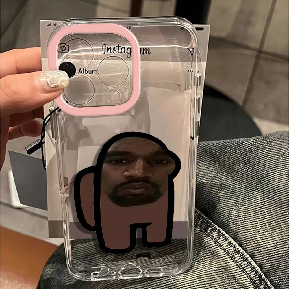 Kanye West YE Transparent Soft TPU Back Cover Phone Case