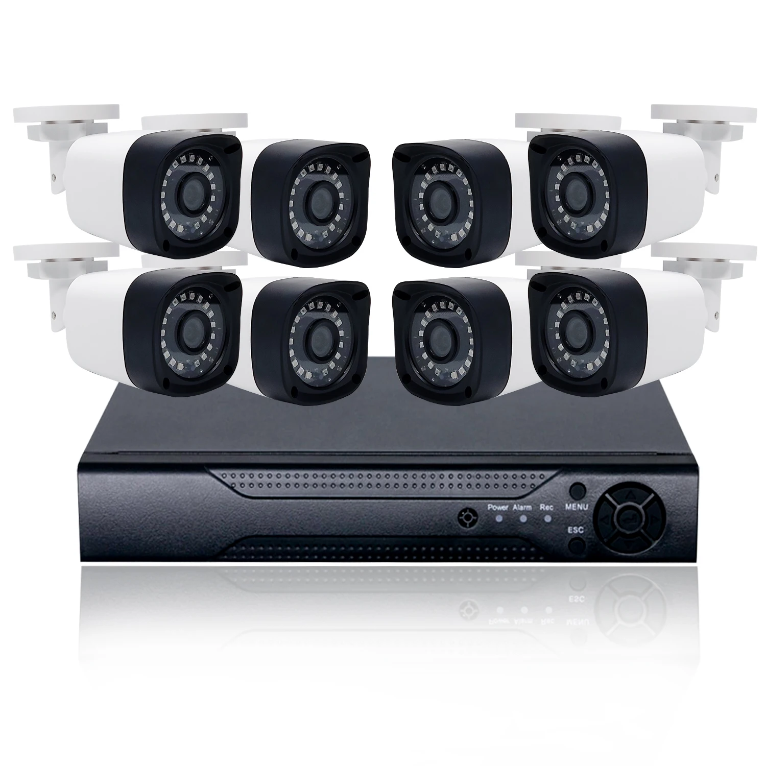 

WESECUU best selling 2MP XVR surveillance system xvr 8 channel cctv system camera security camera AHD analog camera