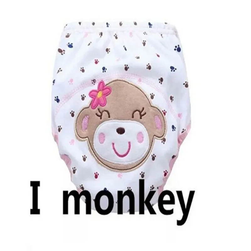 5Pcs Girls Training Pants Cotton Reusable Baby Diapers Waterproof Cloth Nappies Washable Learning 10-14KG