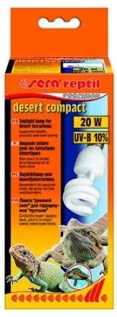 Sera Лампа reptil desert compact UV-B 10% 20 w | Дом и сад
