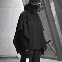 WHYWORKS 19AW cyberpunk ninja style black coats dark wear waterproof jackets techwear lightweight jacket tech coat 2