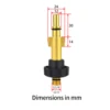 Car Foam Wash Foam Generator Snow Foam Lance High Pressure Soap Foamer Car Clean Foam Spray Nozzle for BOSCH Pressure Washer 3