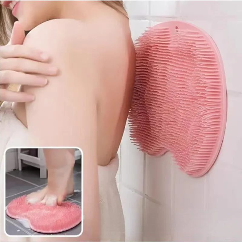 

Wash Foot Gel Dead Brush Bath Skin Bath Mat Rub Anti-skid Foot Bathroom Bath Foot Silica Massage