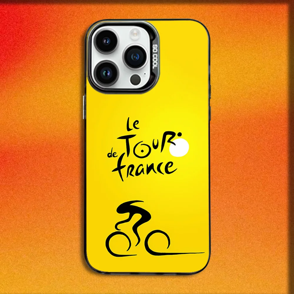 Bike Tour de France Shockproof Black Candy Matte Phone Case
