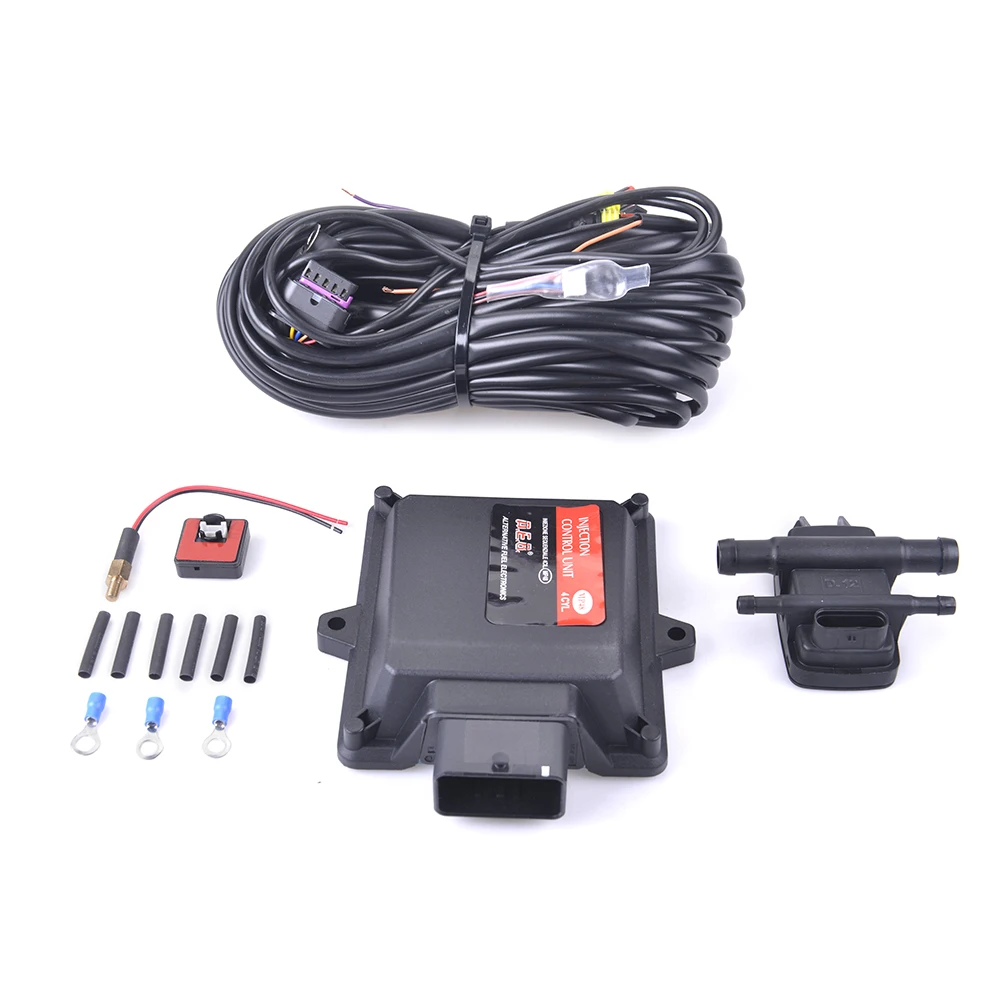 Car MP48 Gas ECU Kits 4 Cylinder For RC LPG CNG Conversion Kit for Cars Stable and Durable GPL GNC gas ecu kits