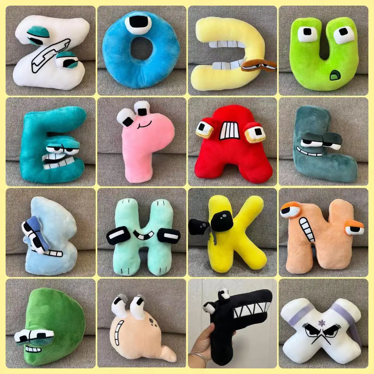 

Cute Plush Alphabet Lore Stuffed Toys Gifts Funny Number Lore Plushies Plush Figure