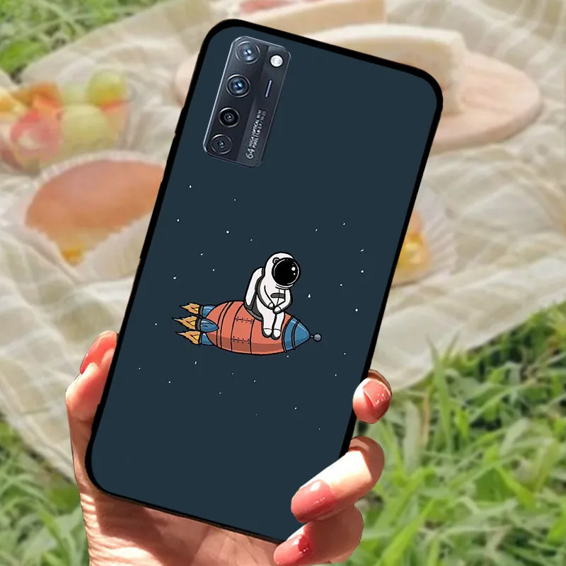 Enhanced Silicone Soft Marble Black Bumper Protective Case Cover