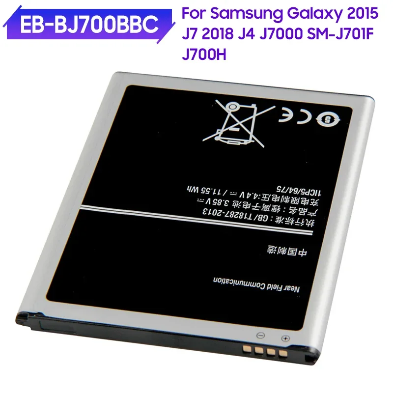 EB-BJ700BBC de batería para Samsung GALAXY J7, EB-BJ700CBC, J700F, J7008, J7009, EB-BJ700CBE/DS, J4, 2018, SM-J700H, 3000mA, novedad