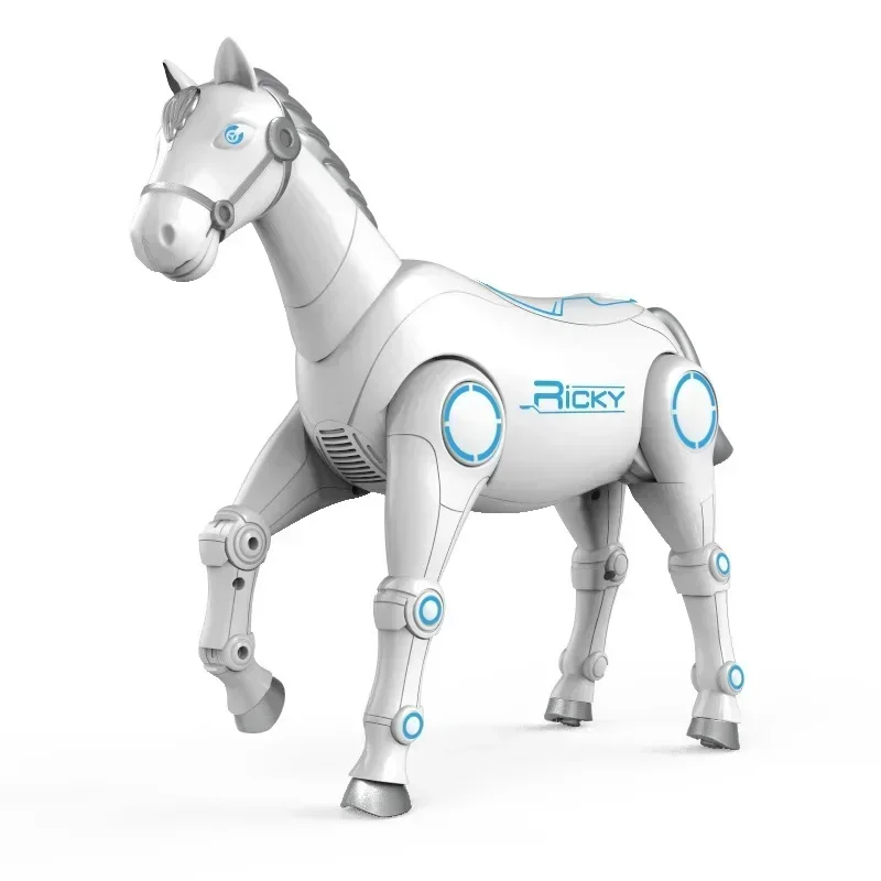 RC Smart Robot Horse Interactive Remote Control Animal Intelligent Dialogue Sing Dance Sound Control Pet Electronic Music Toys 2