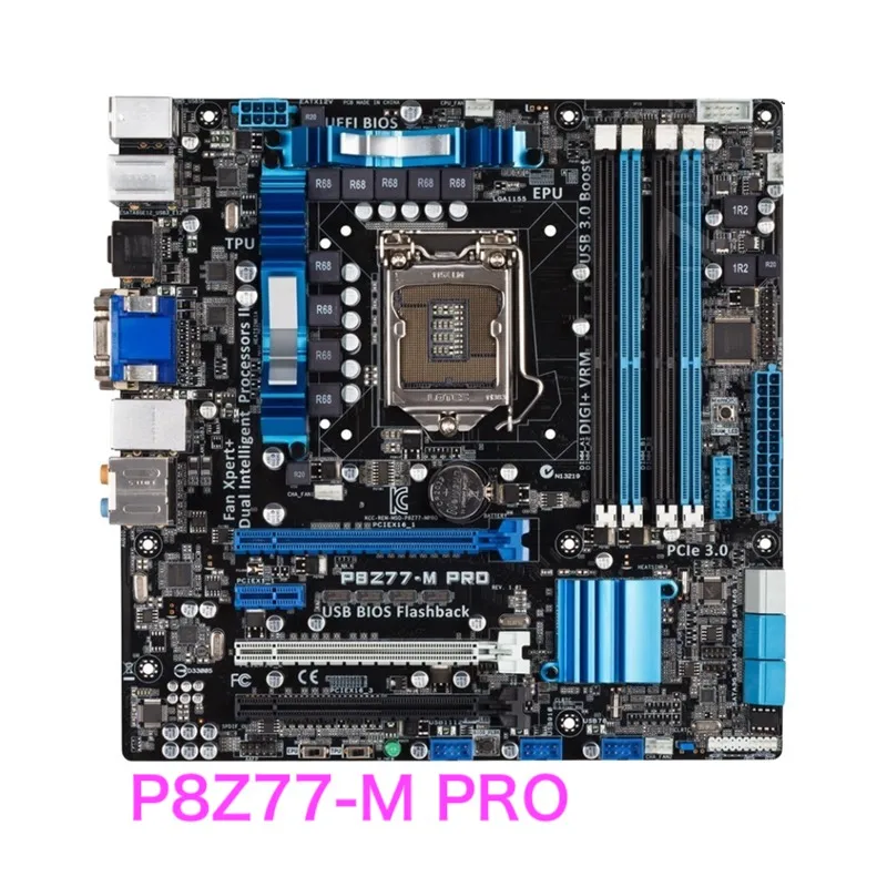 ASUS P8Z77M PRO Motherboard DVI VGA HDMI LGA 1155 DDR3 Z77 P8Z77