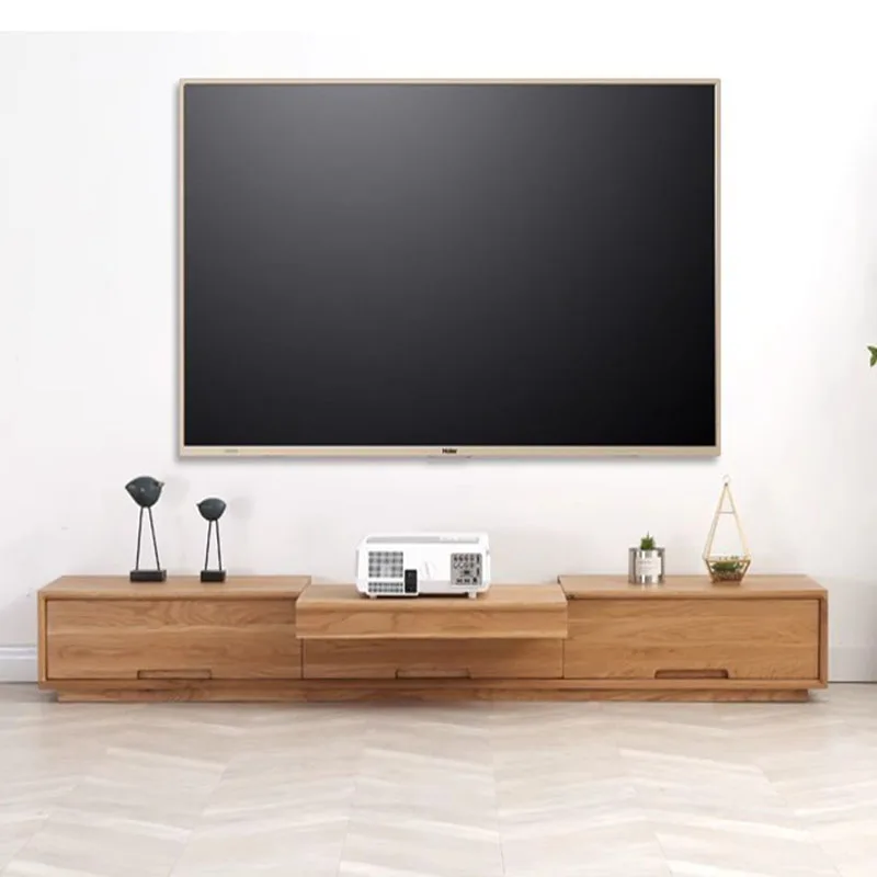 

Display Stand Tv Stands Mobile Media Console Standing Pedestal Wood Tv Cabinet Mid Century Modern Szafka Na Buty Furniture