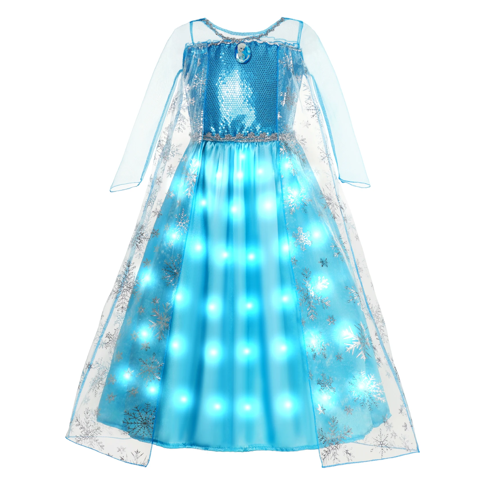 J Elsa Dress LED