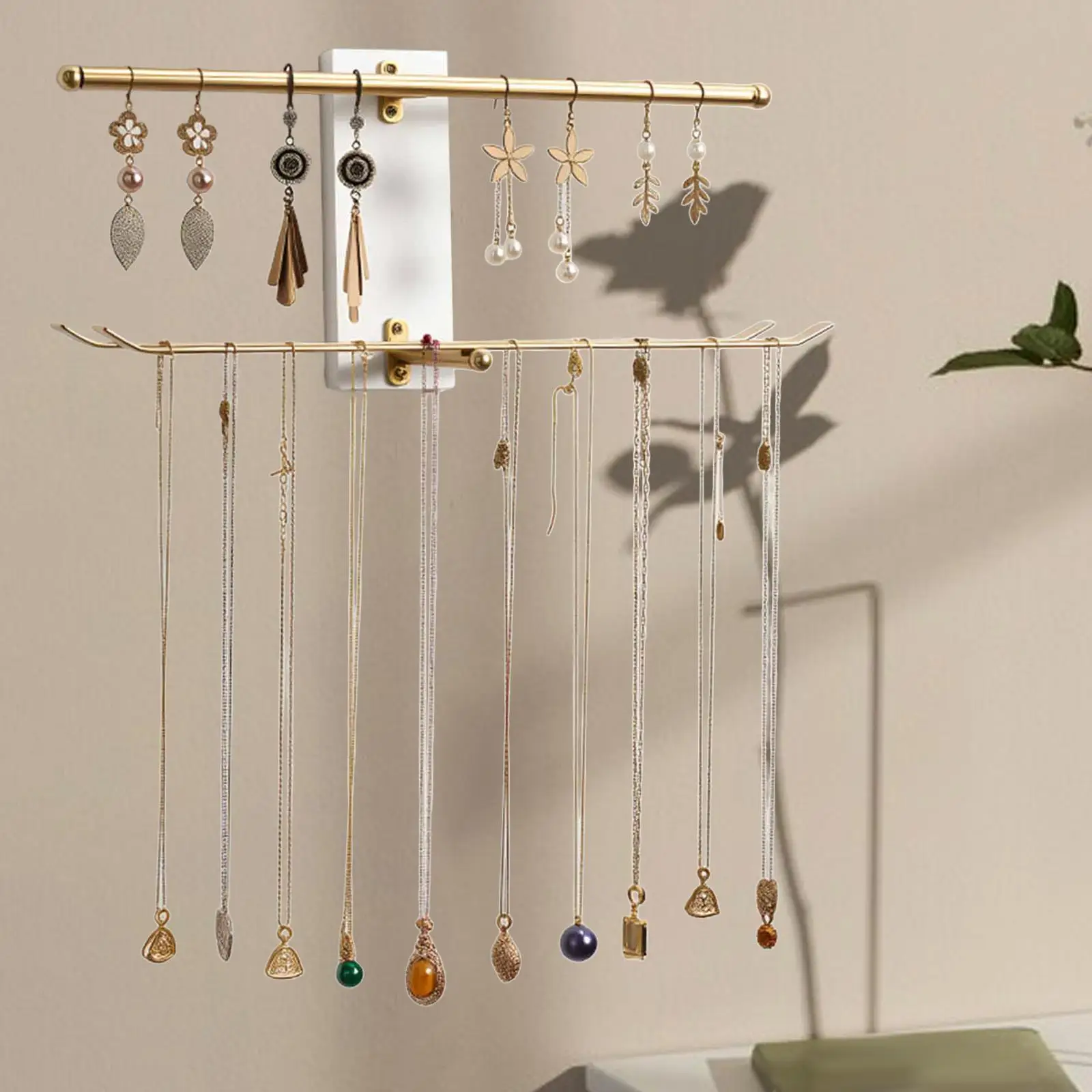 Wall Mounted Jewelry Organizer Hanging Organizer Large Capacity Women Gift Storage Holder Jewelry Hanger for Headband