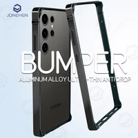 Luxury Light Aluminum Metal Frame For Samsung Galaxy S25 Ultra S25ultra Hybrid Silicone Bumper Case Alloy Protective Accessories 1