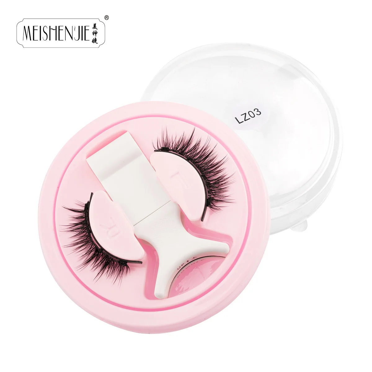 Magnetic Eyelashes Natural Long False Lashes with Tweezer Cosmetics Makeup Tools Reusable Magnetic Eye lashes 1 Pair fake eyelashes