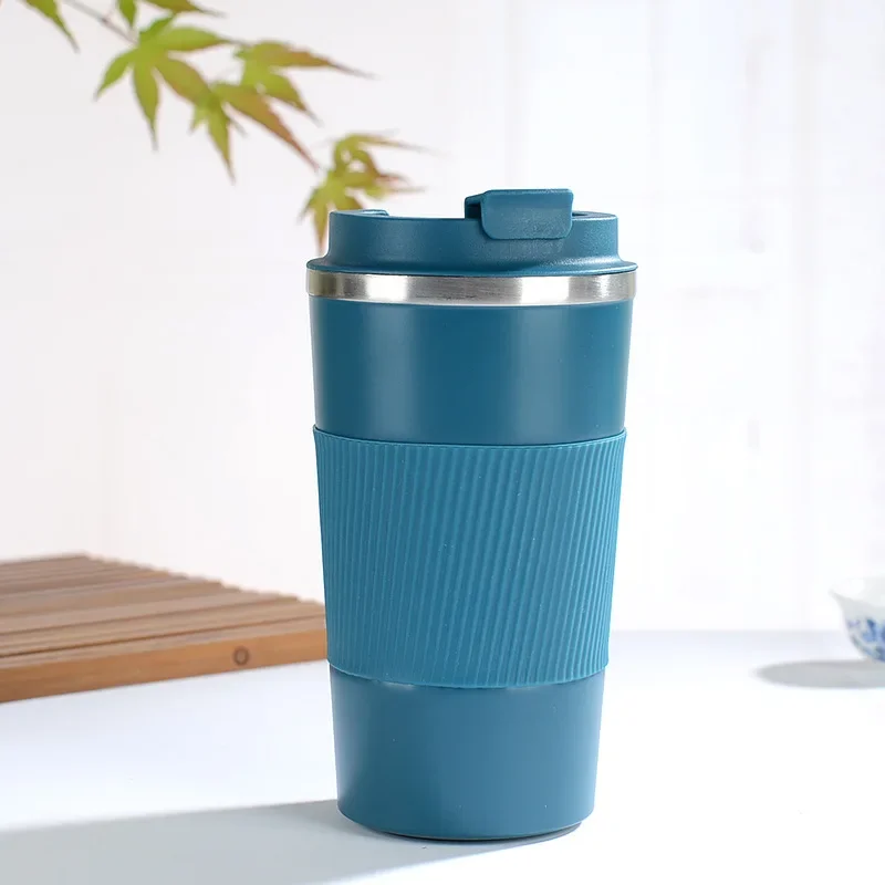 380ml 510ml Kubek termiczny ze stali nierdzewnej Garrafa Termica Cafe Copo Termico Caneca Antypoślizgowa izolowana butelka podróżna do samochodu
