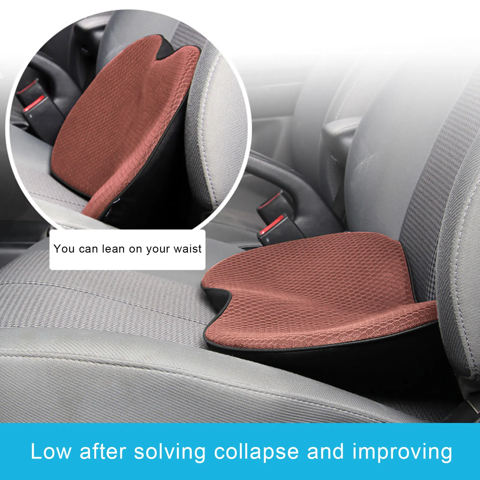 Car Cushion Adult Booster Seat For Car Butt Pad Improve Driving