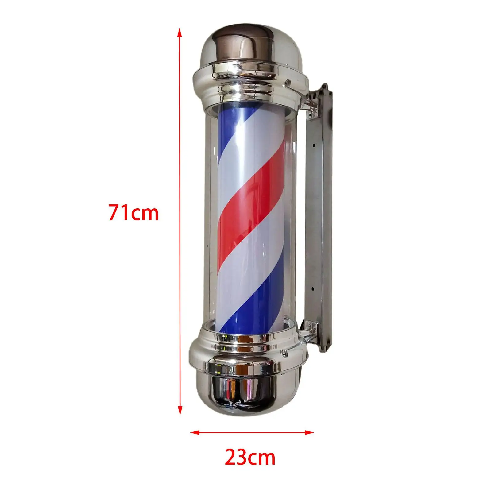 Waterproof Barber Pole LED Light Rotating Hair Salon Shop Sign Stripes for Indoor Waterproof Barber Pole LED Light Rotating Hair Salon Shop Sign Stripes for Indoor