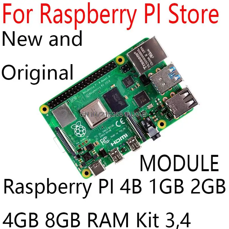 Ufficiale (Custodia + Ventola + Alimentazione O Tastiera Mouse + Scheda Sd Da 16Gb) Scheda Pi 4B Ram 1Gb 2Gb 4Gb 8Gb Più Veloce Di 3B + Raspberry Pi 4