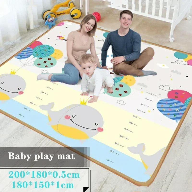 1Cm Thickness EPE Baby Play Mats for Children Rug Playmat Developing Mat Baby Room Crawling Pad Folding Mat Baby Carpet Mat Rugs