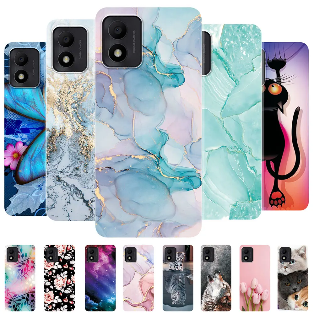 Custodia Per Alcatel 1B 2022 Cover 5031D 5031G 5.5 "Fundas Clear Soft Silicone Phone Back Coque Per Alcatel 1B 2022 Custodia Tpu Bumper