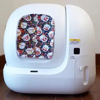PETKIT Tenda per porta lettiera per gatti - Adatta per lettiera per gatti MAX - Accessorio per toilette per gatti antiodore e anti-sabbia fatto a mano