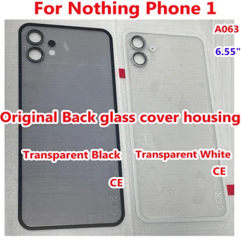 Originale 6.55 ''Per Niente Telefono (1) Coperchio Della Batteria Posteriore Del Telefono Uno A063 Custodia Posteriore Per Phone1 Coperchio In Vetro con Obiettivo Della Fotocamera