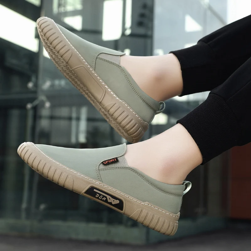 2023 Men's New Fashion Style men's shoes  Versatile Comfortable Casual Slip-On slip on shoes 3