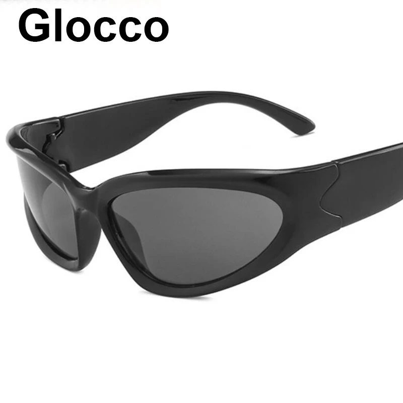 人気のシルバーミラー Y2k サングラス女性男性 2025 ファッション