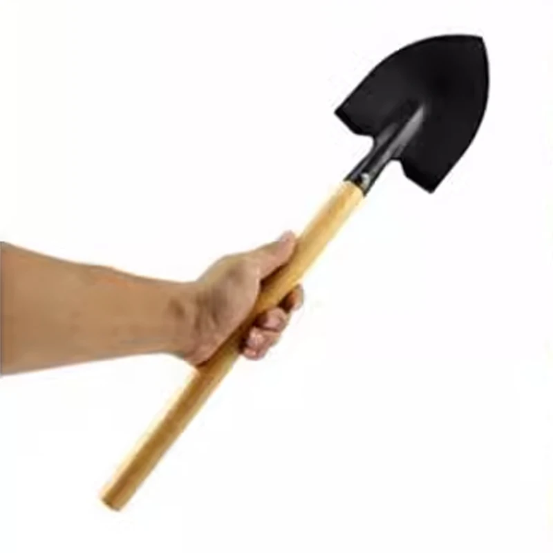 Portable Wooden Handle Steel Hand Shovel 2