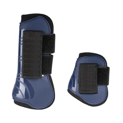 Cavassion front boots and black equestrian horse leg protector horse boots color full obstacle riding race equestrian equipment