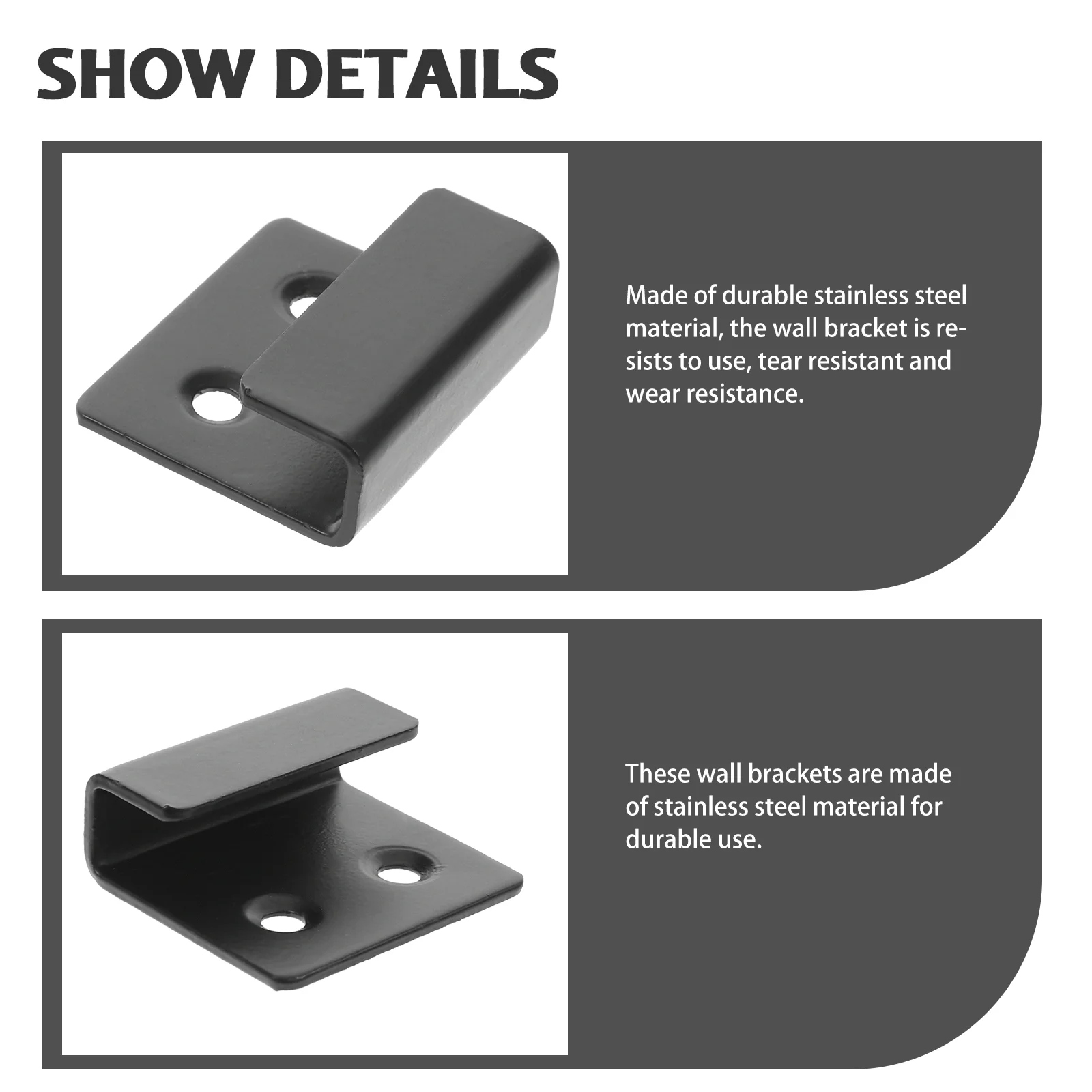 Wall Mirror Brackets Tile Plate Hangers Hanger Hanging Mounting Bracket Clips Mounted Display Fastener Hook Frame Picture