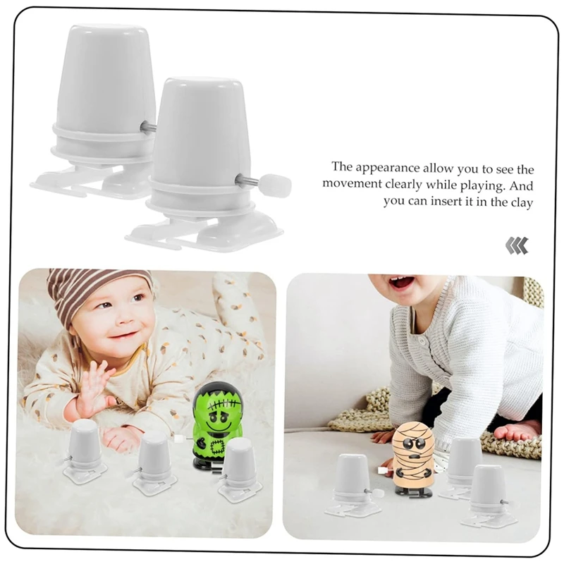 JB-Clockwork Legged Robot DIY Materials Christmas Clockwork Play Sports Accessories