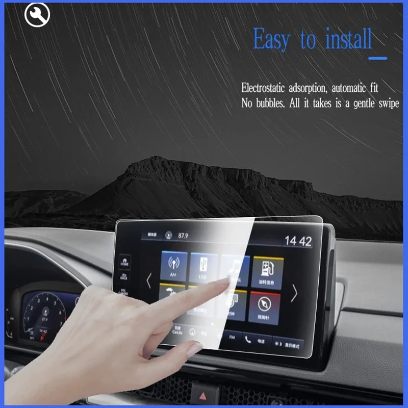 For BMW X5 X6 X7 G05 G06 G07 2019 2020 2021 2022 Car GPS Navigation LCD Screen Tempered Glass Protective Film Anti-scratc Film 6