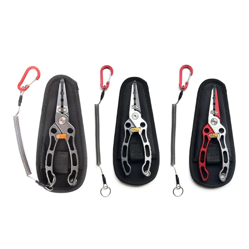 

Fishing Lip Grippers Grabber Lightweight Portable Fish Plier Tackle Grip Grabber