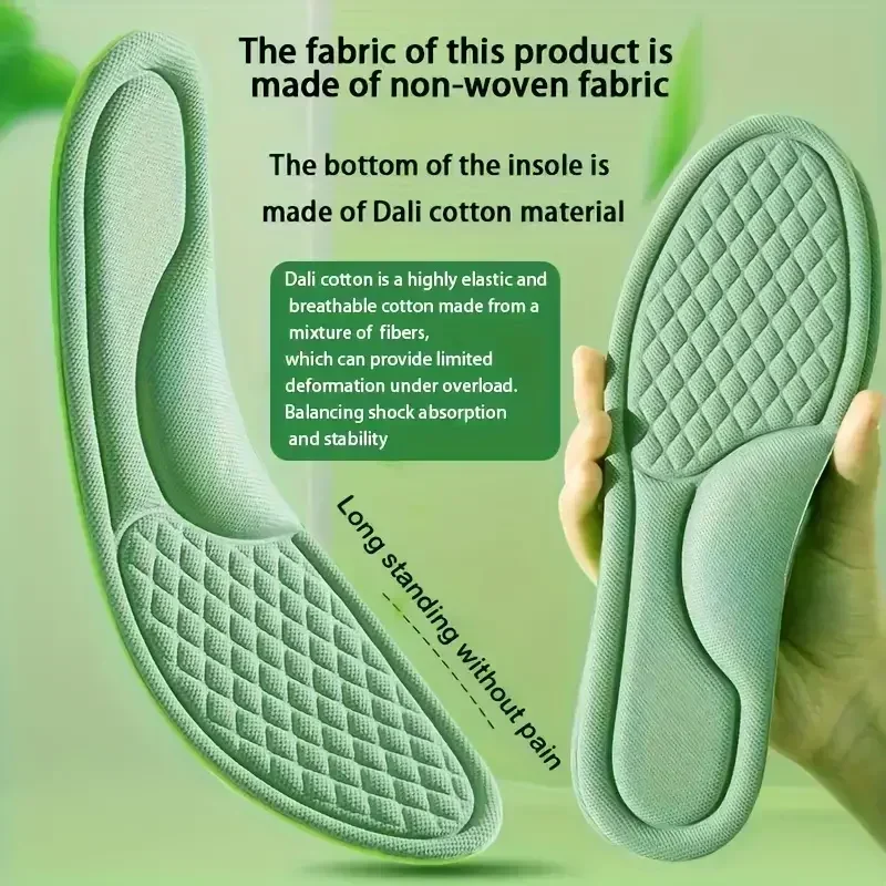 thumbnail image 5 of Plantillas de espuma viscoelástica Nano de 2/10 piezas, unisex, suaves, que absorben el sudor, para zapatos, para mujeres y hombres, ortopédicas, deportivas, 5 of 5