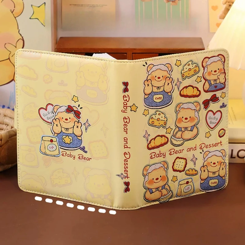 PU Bear Notebook with Magnetic Closure for Students