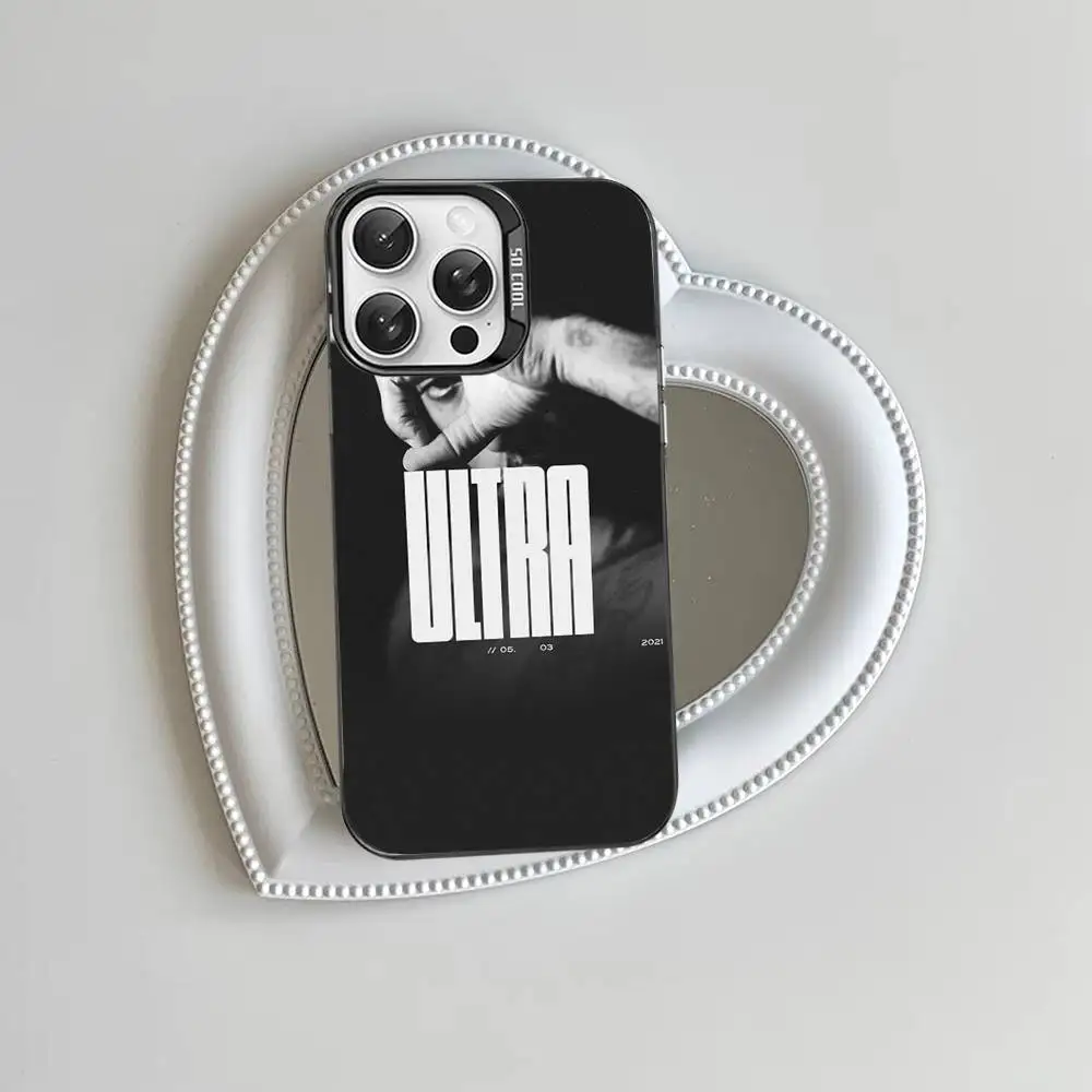 Colorful Matte Phone Case Featuring Rapper B-Booba Design