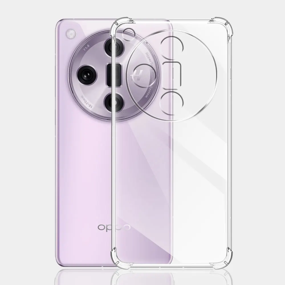 Custodia Antiurto Per Oppo Find X7 Cover Custodia Morbida In Silicone Trasparente Per Oppo Find X7 Ultra Coque Per Oppo Find X7 Fundas