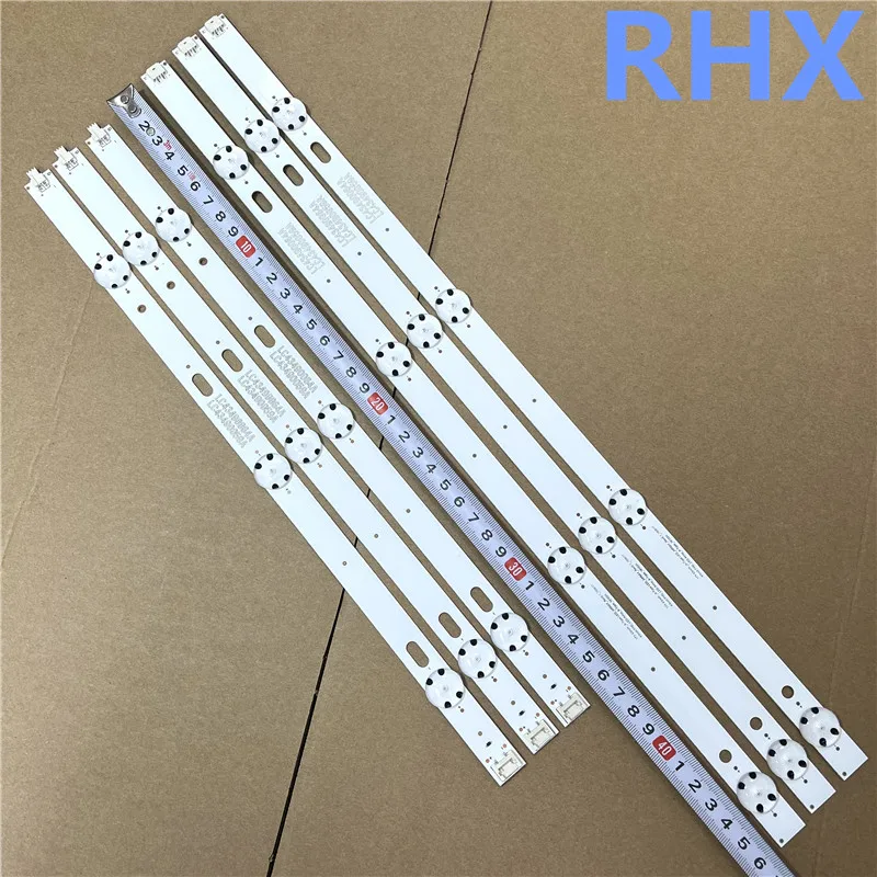 LED Bande De Rétro-Éclairage  3  Pour LG 43UJ635V 43UJ675V 43UK6300PLB 43uj634v 43uj630v 43uj561v 43uj655v Lc43490059a Lc43490058a Nipseyteko