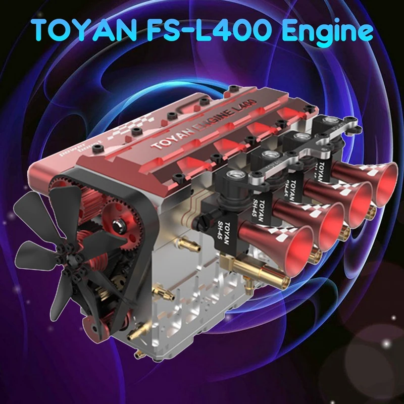 TOYAN FS L400 Engine 14Cc Inline 4 Cylinder 4 Stroke Water Cooled