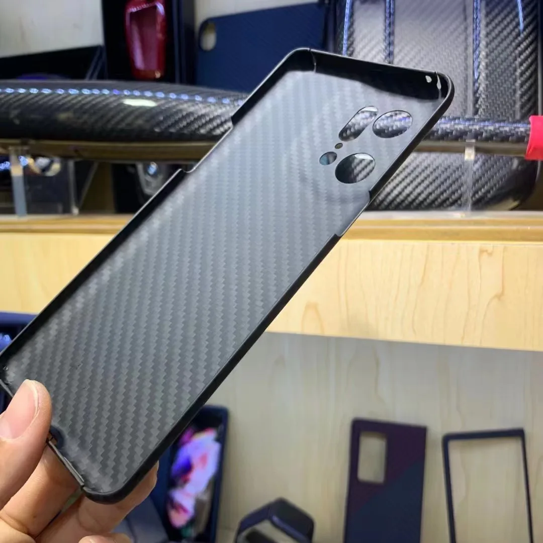 YTF-carbon Real carbon fiber case For OPPO Find X5 Pro Aramid Fiber Find X5 Thin ultra-light Phone Cover Find X5