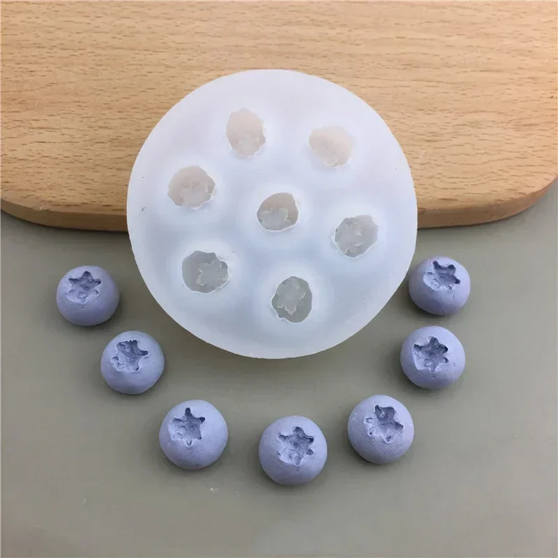 3D Blueberry Raspberry Fruit Silicone Mold for Baking and Cake Decorating