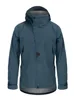 Grey customer outside spring Summer lightweight men's and women's waterproof breathable pressure rubber hooded  hiking  jacket 5